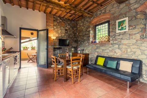 This 5-bedroom holiday home in Pescia rests on a large estate with a private swimming pool. You can enjoy an exotic vacation here with your large family or group having up to 10 persons. Set upon the green hills of Malocchio, the accommodation overlo...