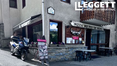 A22409SMB73 - Houtgestookte pizzeria met 50 zitplaatsen binnen en 20 buiten plus afhaalmaaltijden met een groot potentieel; gelegen in Val Cenis-Lanslevillard, een skigebied in de winter en op de weg naar de populaire Col de l'Iseran en de Col du Mon...