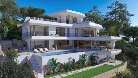 An extraordinary luxury villa under construction in the prestigious urbanization of Altea Hills, set on a large plot of approximately 1383m2. This dream villa is set over four floors and offers a stunning panoramic view of the sea and its surrounding...