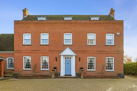 THE PROPERTY Constructed around 30 years ago, Crown House showcases a timeless design, featuring red brick under pitched peg-tiled roofs complemented by charming sash and French windows. The classic Georgian-style façade sets an elegant tone, and the...
