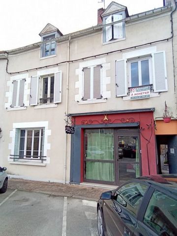 Situated in the main shopping area of Fursac, but set back from the main road, with parking readily available, you will find this large house with a separate apartment. Previously a commercial property, the house has been sympathetically renovated to...