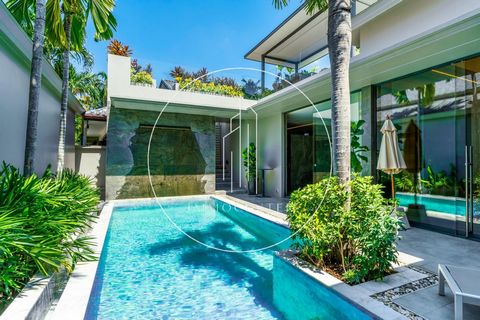 PHUKET IN PASAK 4 RESIDENTIAL AREA MODERN VILLA WITH 2 master suites, kitchen open to double living room, mezzanine. Sold furnished SWIMMING POOL. SALA KITCHEN ON THE ROOFTOP. GARAGE. 5 MINUTES FROM BOAT AVENUE AND 8 MINUTES FROM BANGTAO BEACH. 20 MI...