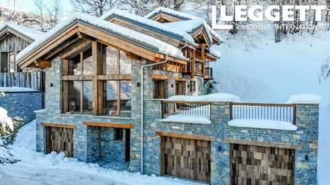 A12723 - This brand-new standalone chalet is situated in St Martin de Belleville within a short walk to the village square and 3 Valley ski lifts. This fantastic new build property boasts contemporary alpine charm with a high-quality design and spaci...