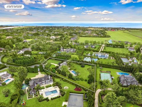Nestled on a captivating 1.70 acre+/- haven in Sagaponack South, a classic Hampton contemporary, built in the early 1990's awaits its next chapter With 4,900 SF+/- embracing 4+ bedrooms, 5 baths and a heated pool framed by verdant lawn, this East End...