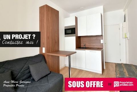 EXCLUSIVITY: Come and discover and enjoy the calm of this studio redesigned, fitted out and completely renovated in 2022 with 