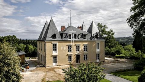 Superb, grand and spacious 4 bedroom Chateau, which is ideally situated in a quiet setting in Chateauneuf La Foret, right in the middle of the countryside of Briance Combade and on the edge of the 'Parc naturel regional de Millevaches en Limousin'. T...