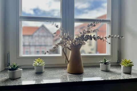 ☆HOMELIKESTAY: Best location (directly at the town hall) | WiFi and Smart TV | free parking | Kitchen All-In | 4 people | Underfloor heating | loving furnishings