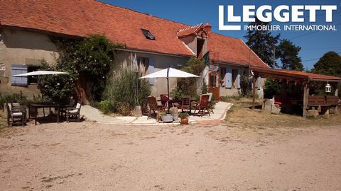 A28116ABR03 - Set amid the idyllic landscapes of the Allier, this 400-year-old farmhouse offers approximately 200m² of living space. The ground floor boasts a rustic kitchen, dining room, library, cozy lounge, two bedrooms, a utility room, shower roo...