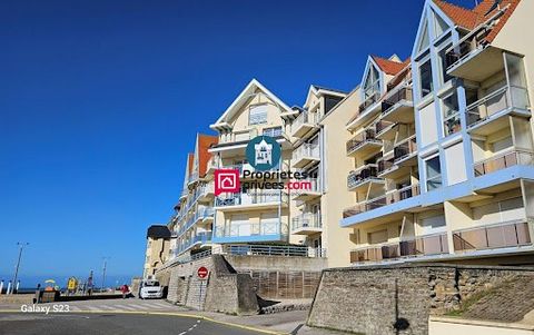 Wimereux facing the sea, ideal holidays: Discover this 2 cabin apartment in residence with elevator, With balcony, private parking and cellar, windsurfing room, DPE: F (379kWh/m2/year) - GHG: C (12 kgcO2/m2/year) Estimated energy costs for this prope...