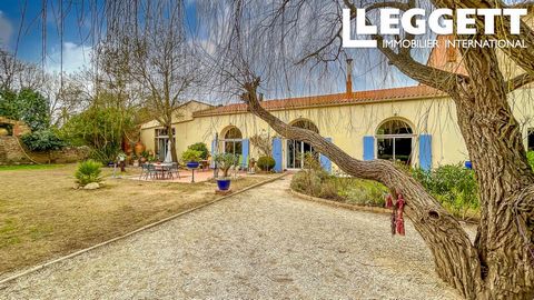 A19037DTU66 - This stunning, rare, stone mas is situated in the commune of the classified village of Castelnou, close to the popular market town of Thuir. The house provides a very spacious family home with the added advantage of an independent studi...