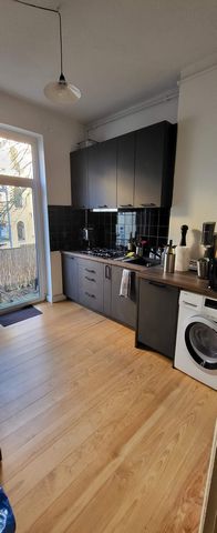 Fully furnished 3-room apartment with balcony in the middle of Hamburg Ottensen. The apartment has approx. 70 sqm, a wooden floor and is located on the 3rd floor of a listed old building from 1900. The property is heated with a gas floor heating. The...