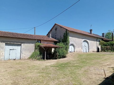 EXCLUSIVE TO BEAUX VILLAGES! This opportunity is not to be missed. An old farm with attached barns on just over 1.5 hectares of land in a quiet and peaceful setting. On arrival through a gated entrance, the view of barns, and two dwellings is delight...