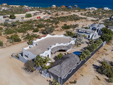 Welcome to Casa Aguaje your ultimate Baja retreat This hacienda style two bedroom home offers luxurious living with stunning private outdoor spaces. Enjoy the solar heated swimming pool jacuzzi barbecue area and fire pit. The terrace provides breatht...