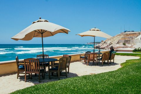 LOCATION LOCATION LOCATION WELCOME TO LAS OLAS BEACHFRONT PROPERTY Just steps to the sand on the 3 most popular surf breaks in Los Cabos. This 3 bedroom quiet 2nd floor end unit is fully furnished and turn key Perfect for surfers or beachfront lounge...