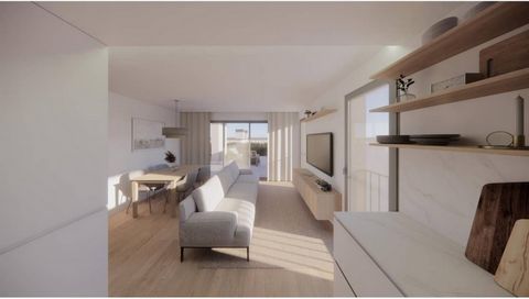 2-bedroom apartment for sale, 64 m², kitchenette, balcony and modern finishes. Lift, parking and storage room. Communal terraces. Discover your new home! The development consists of 17 homes with one, two and three bedrooms, a commercial premises, pa...