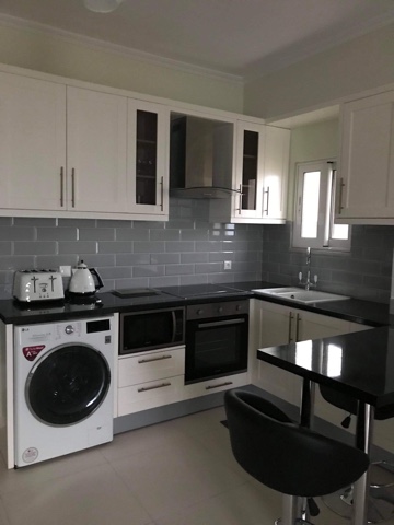 Modern one bedroom apartment for sale in Saranda. Located near street Butrinti . It is offered furnished. Total area 76 m2 It is organized in one bedroom one bathroom living room kitchen area and a balcony with spectacular sea view . For more informa...