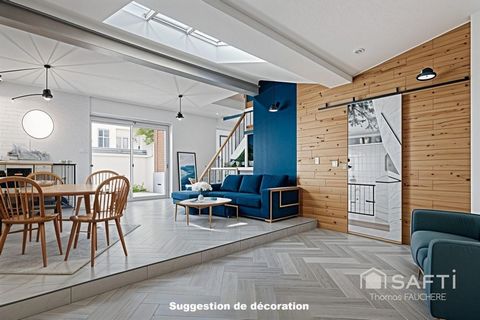 Maison rénovée : 3 ch. + bureau, Proche Le Raincy