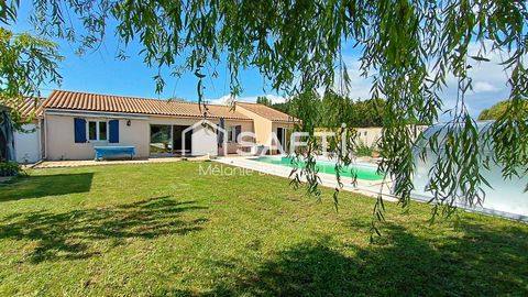 Maison 4 chambres + bureau - garage - piscine