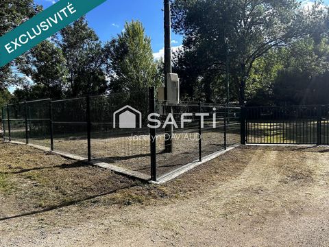 Très beau terrain de loisirs bord immédiat du Louet