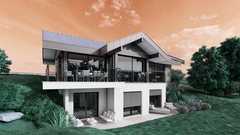 EXCLUSIVITE St Julien-en-Genevois Maison du constructeur EDEN HOME sur parcelle à bâtir de 857 m² au centre du hameau de Thairy...