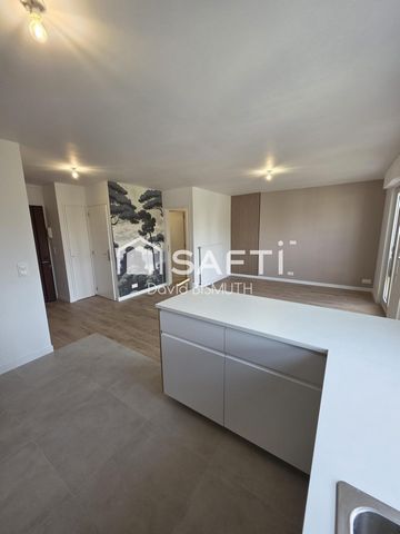 Appartement 4 pièces 2 chambres de 58 m2 Ascenseur 3 -ème étage DPE "C" Cave et Place de parking au sous sol NANTERRE