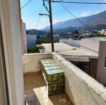 Zakros – Itanou First floor apartment with village and mountain views. The apartment is about 60m2 and consists of a kitchen, a living area, two bedrooms and has a corridor. All services are connected. Furthermore, the apartment has a front balcony a...