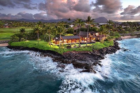 Kauai is a special place, one of the most unique in the world. The late, famed Seattle architect, Ralph D. Anderson, loved Kauai and created this, his personal home, at one of Kauais favorite surf spots right in Poipu Beach. Mr. Anderson knew great r...
