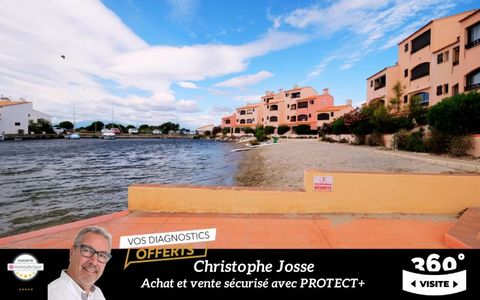 66420 Le Barcarès, Christophe Josse, your local real estate advisor presents you exclusively this pretty 42 m2 apartment opening onto a 12 m2 terrace in Marina near the Dosses natural site. Ideal Mediterranean pied-à-terre water sports, fishing, boat...