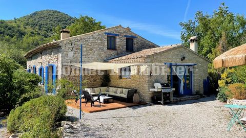 About 15 minutes drive from Nyons, rebuilt on the bases of a very old priory, beautiful Provencal farmhouse on land of 1,730 m2 with swimming pool and an independent cottage. R/ch: gde equipped kitchen opening on one level on the garden and a pleasan...