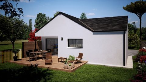 Your house construction in Guenrouët: The BLAIN CONSTRUCTION Group agency in Saint-Nazaire offers you this house located in Guenrouët in Loire-Atlantique (44), near Plessé. Let's carry out together your tailor-made house project on an unserviced plot...