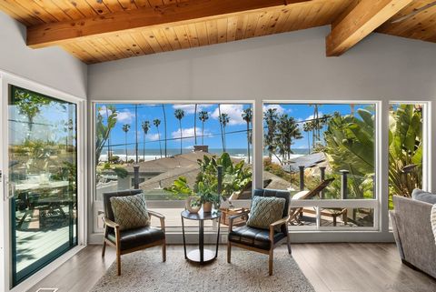 Welcome to this stunning beach home situated in the prestigious neighborhood of La Jolla Shores. This beautifully designed 5 bedroom, 3 bathroom property boasts breathtaking panoramic views of the Pacific Ocean and the surrounding hills. As you enter...