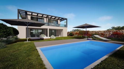 Located in Alcobaça. Casas da Serra III - Discover your dream home in the heart of Cela, a picturesque Portuguese village surrounded by the majestic Serras de Aire e Candeeiros mountains. This modern 4-bedroom villa for sale offers a unique blend of ...