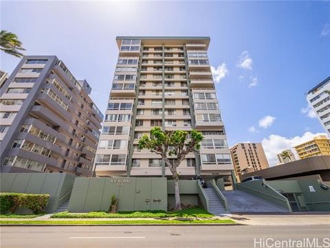 Don't miss this rare find and great buy in Waikiki! Nestled within the well-maintained and sought-after boutique building of Kealani, this breezy, quiet and beautifully renovated 2 bedroom 2 bathroom condo offers an unparalleled blend of tranquility ...