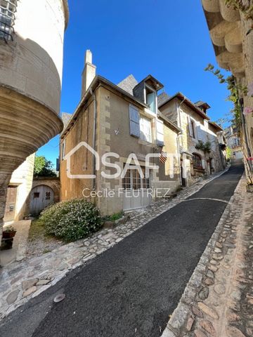 I offer you this stone house located in the right street. This small lane which rises steeply towards the castle of Turenne is certainly one of the oldest and most picturesque in the village. It is made up of noble houses dating from the 15th and 16t...