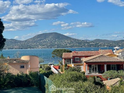 Votre agence 123webimmo l'immobilier au meilleur prix vous présente : Saint-Tropez, dans un très bel environnement, dans une Résidence sécurisée, bien entretenue, proche du bord de mer, au calme, splendide Vue mer pour cet appartement traversant en p...