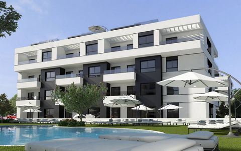 Apartments for sale in Orihuela Costa, Alicante The first phase consists of 28 apartments, all with 2 bedrooms and 2 bathrooms in East and South orientations. In total, 112 houses will be built, all the blocks will be V-shaped. The higher floors will...