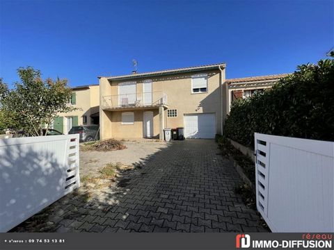 Mandate N°FRP155568 : House approximately 115 m2 including 4 room(s) - 3 bed-rooms - Cour * : 225 m2. Built in 1985 - Equipement annex : Cour *, Garage, parking, double vitrage, and Reversible air conditioning - chauffage : gaz - Class Energy D : 190...