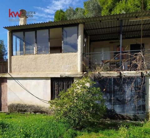 FOR SALE, exclusively from our office, in Mokriza,Keratea, on the border of the municipality with the municipality of Anavyssos, a detached house of 90 m2 in an estate of 1275m2, with a well and a fenced area for a vegetable garden, where it was one ...