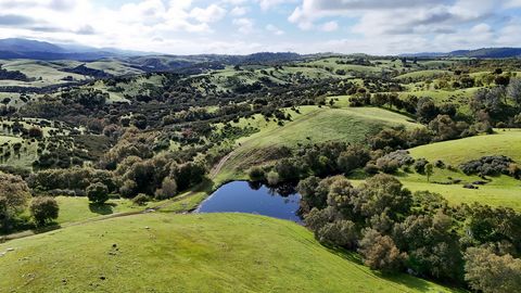 Just south of New Hogan Lake, you'll find the Calaveras Rafter P Ranch, a breathtaking property in Valley Springs. Nestled in California's Gold Country, this 667-acre multiple parcel property has prime livestock grazing and hunting land, spectacular ...