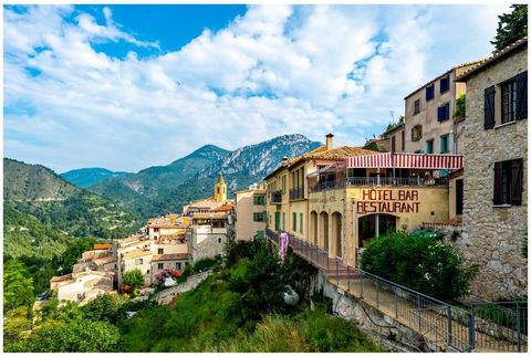 Very Rare Exclusivity - Côte d'Azur Mentonnaise. Hotel, bar, restaurant, in the village of Sainte Agnes Village. Village of the sites of the villages of France, the highest coastal village in Europe located in the Alpes-Maritimes above the city of Me...