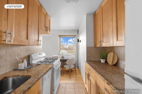 BREATHTAKING NYC VIEWS NOW AVAILABLE IN THIS TWO BEDROOM w/ PRIVATE TERRACE. NOW AVAILABLE FOR SALE IN HIGHLY COVETED MORNINGSIDE GARDENS. This bright and sunny gem is a coveted A line apartment in Morningside Gardens, situated in the heart of Mornin...