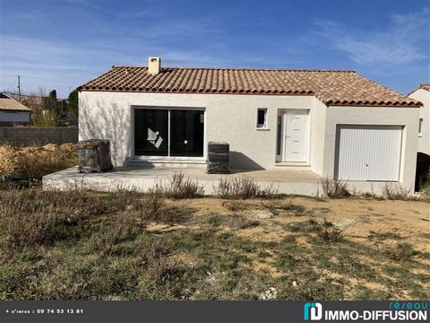 Mandate N°FRP154694 : House approximately 90 m2 including 4 room(s) - 3 bed-rooms - Site : 860 m2, Sight : Garden. Built in 2023 - Equipement annex : Garden, Terrace, Garage, parking, double vitrage, - chauffage : electrique - More information is ava...