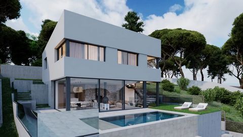 Presentatie van een luxueus, modern huis in aanbouw in Sant Feliu de Guíxols, Costa Brava. Uitstekend gelegen op slechts een paar meter van het pittoreske strand van Sant Pol. Het strand van Sant Pol heeft fijn goudkleurig zand en strekt zich uit ove...