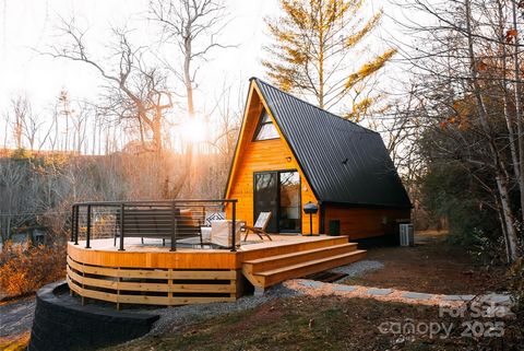 In the heart of Fairview, NC, these two standout tiny homes are a dream duo for anyone craving short-term rental income, character and comfort, without the hassle of renovating. One is a sharp, modern A-frame, full of personality with its bold angles...