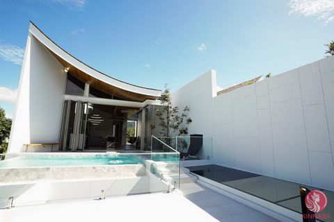 Distinctive contemporary pool villas blend modern, minimalist architecture with gracefully curved roofs and floor-to-ceiling windows for a light and airy look reminiscent of age-old Asian designs. Available in two floor plan models. IDEAL BUILDING OR...