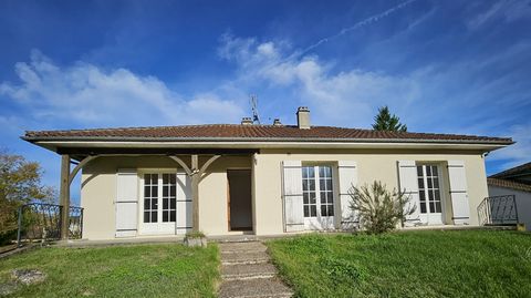 Bassillac  Maison F5 lumineuse, 1200 m² de terrain clos  15 min du centre de Périgueux