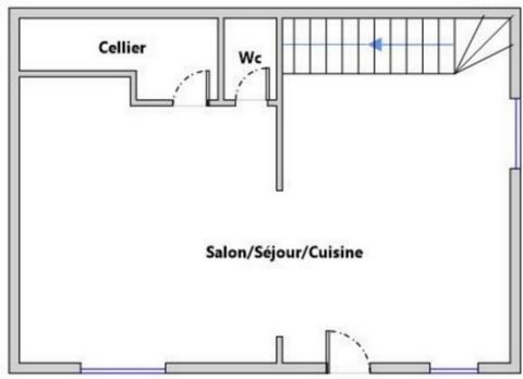 Appartement P4 en duplex de 83 m2