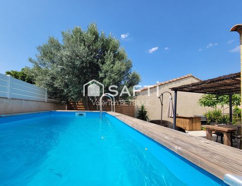 Maison 4 pièces avec jardin et piscie