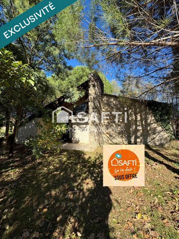 Maison avec garage et jardin proche village