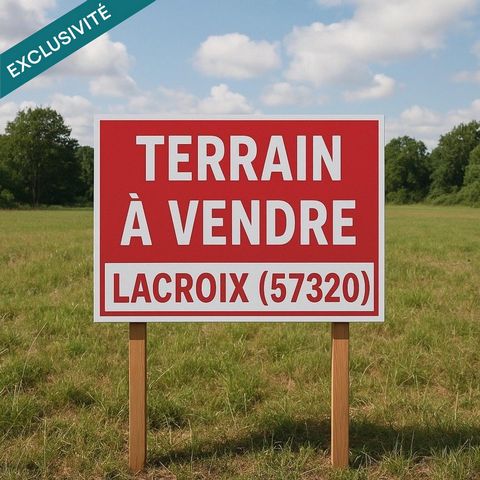 Terrain constructible plat – Lacroix (57320)